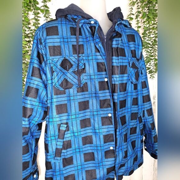 NWOT Full Lined Zip Up Hooded Jacket - Picture 6 of 8